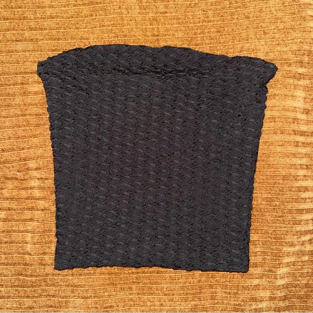 Cotton On Black Textured Top